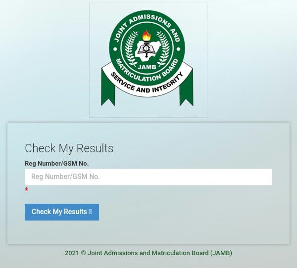 JAMB Result