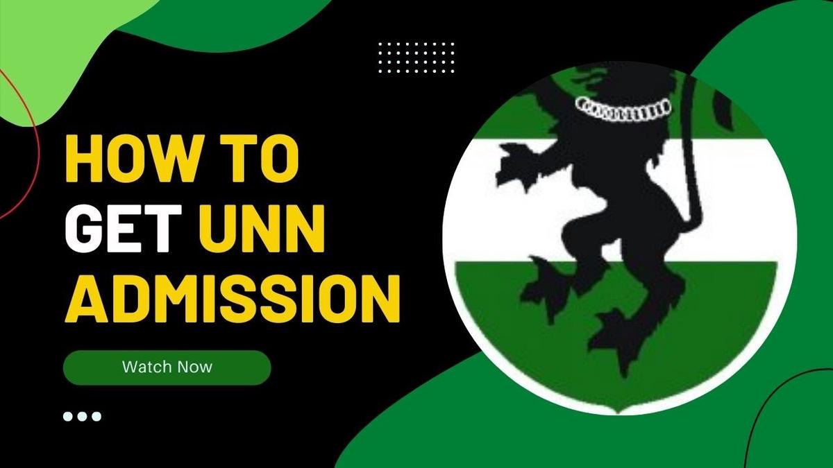 'Video thumbnail for How to Get Admission into UNN'
