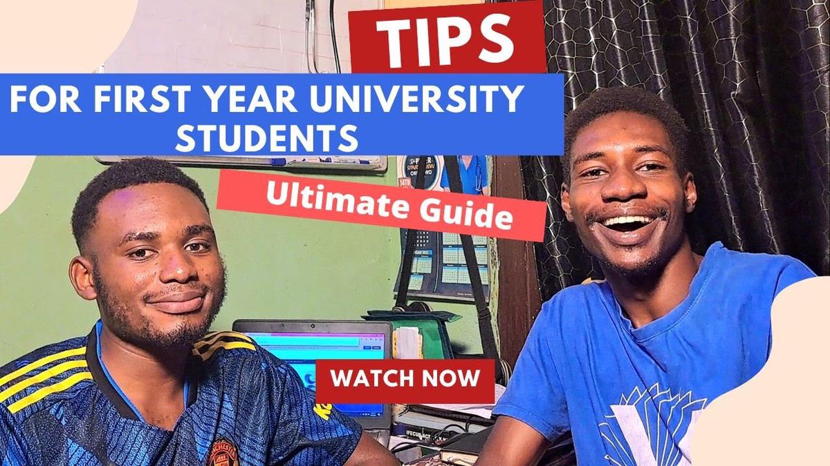 'Video thumbnail for Advice for First Year University Students (Everything You Must Know)'