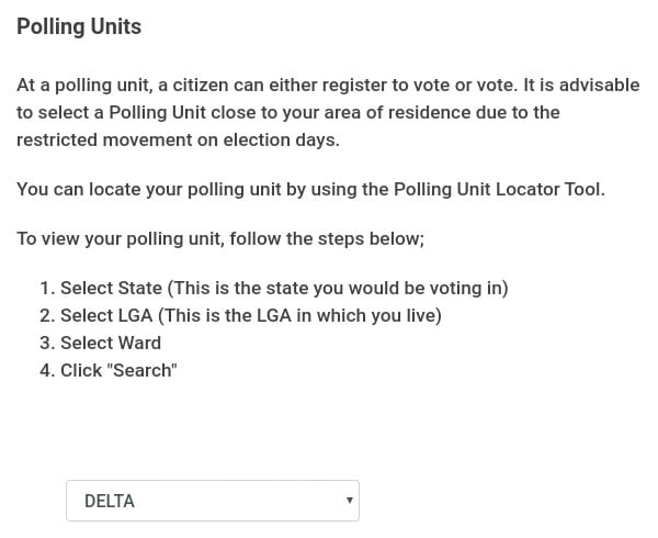 inec polling unit portal