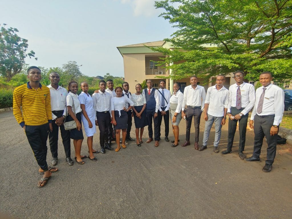 UNEC campus students