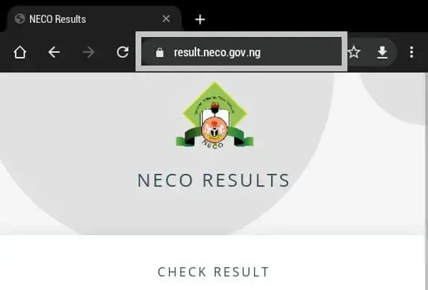 NECO result portal 2022