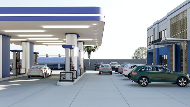 Picture of a filling station